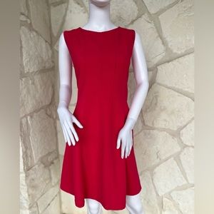 Just Taylor Hot Pink Sleeveless Sheath Dress